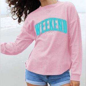 Simply Southern Women’s Weekend Pullover Sweatshirt